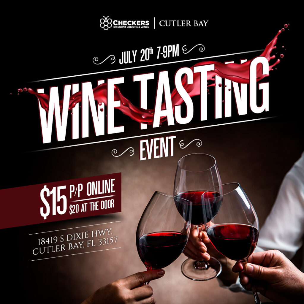 Wine Tasting Event Checkers Cutler Bay Checkers Discount Liquors